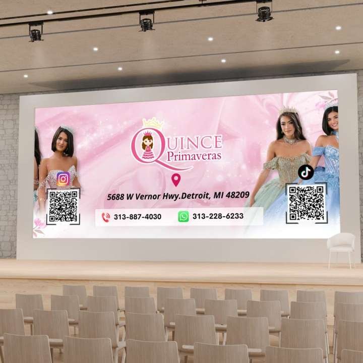 Quince Primaveras - Cartel publicitario