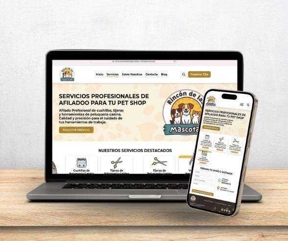 Rincón de las Mascotas - Página web de servicios