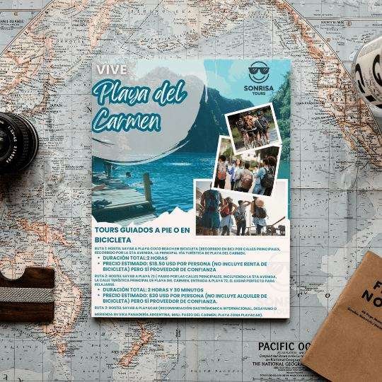 Sonrisa Tours - Identidad visual: folleto